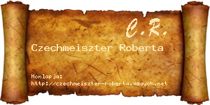 Czechmeiszter Roberta névjegykártya